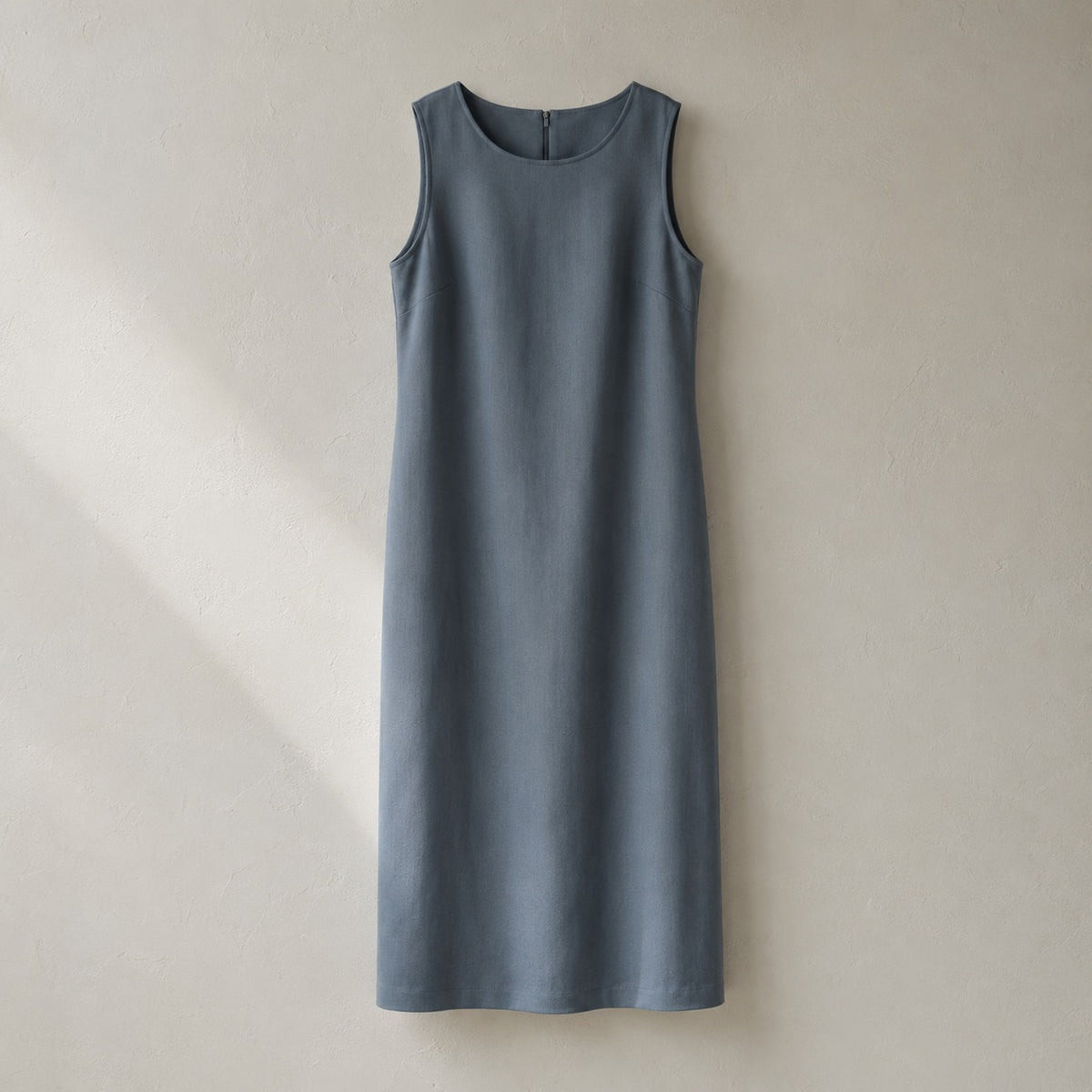 laid flat and shot from above — Chislehurst sleeveless column dress, Everyday Column Dresses by ORASCI.