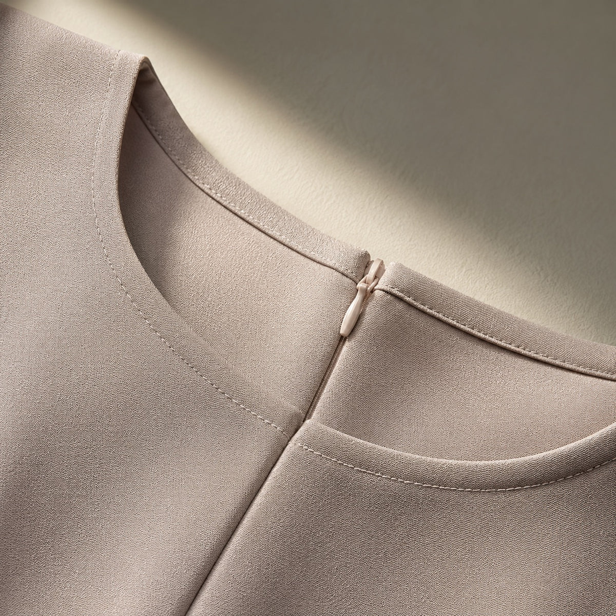 detail shot of the fabric — Meadow Gate sleeveless column dress, Everyday Column Dresses by ORASCI.