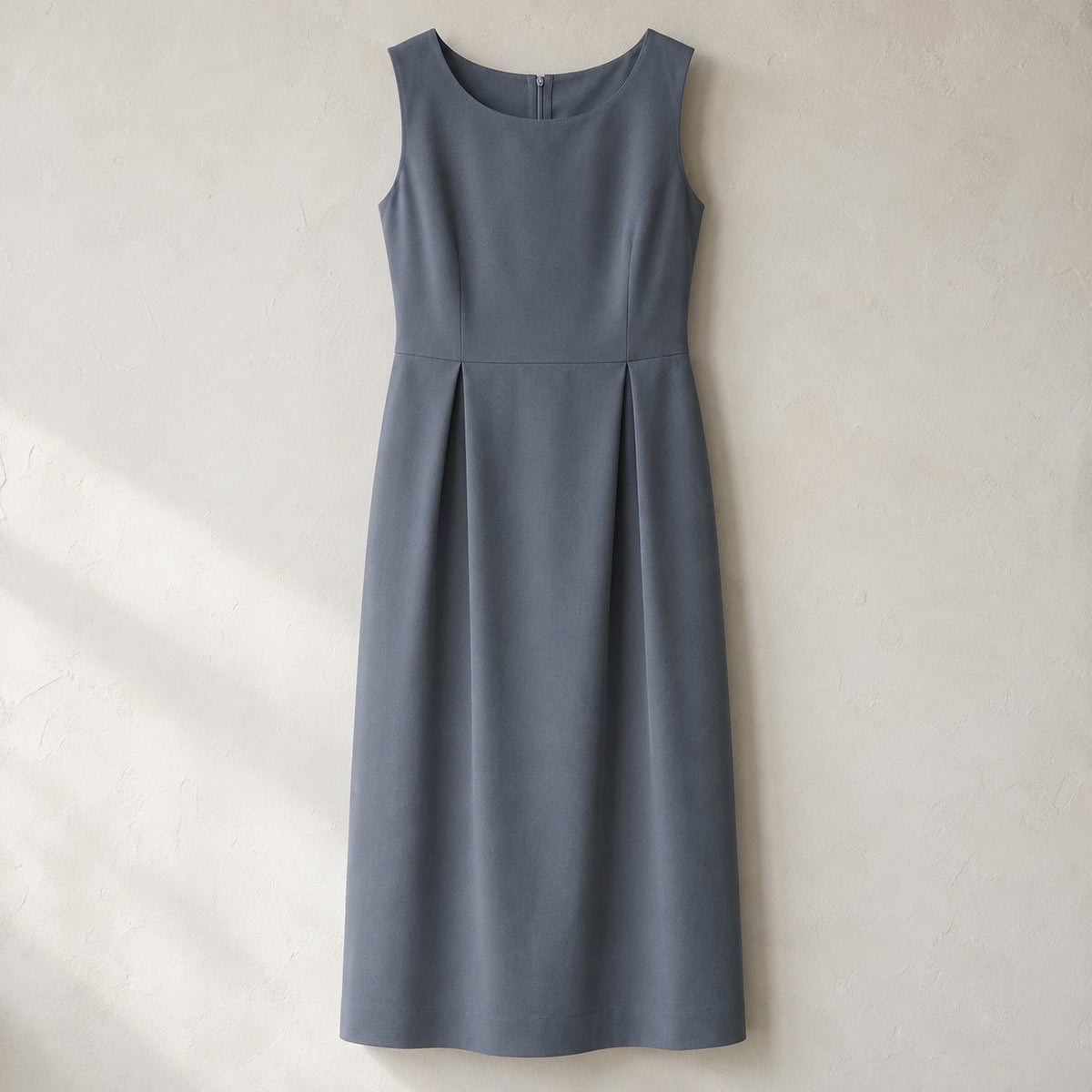 laid flat and shot from above — Meadow Gate sleeveless column dress, Everyday Column Dresses by ORASCI.