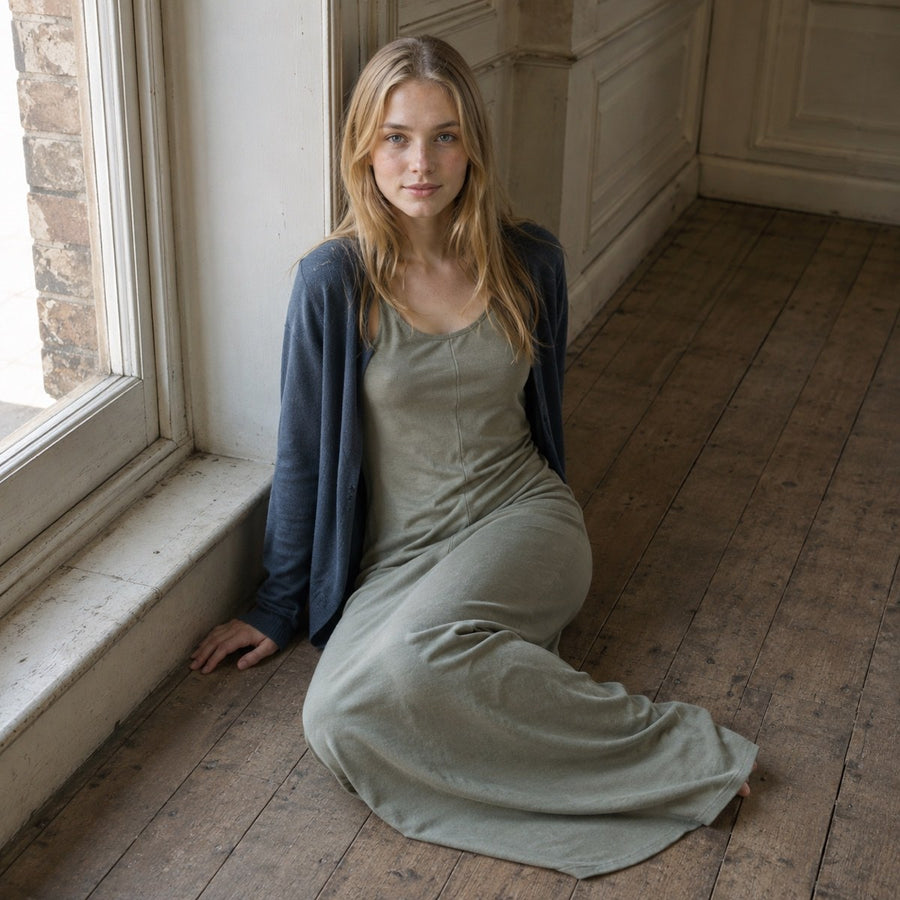 shown on the model — Orpington straight column dress, Everyday Column Dresses by ORASCI.