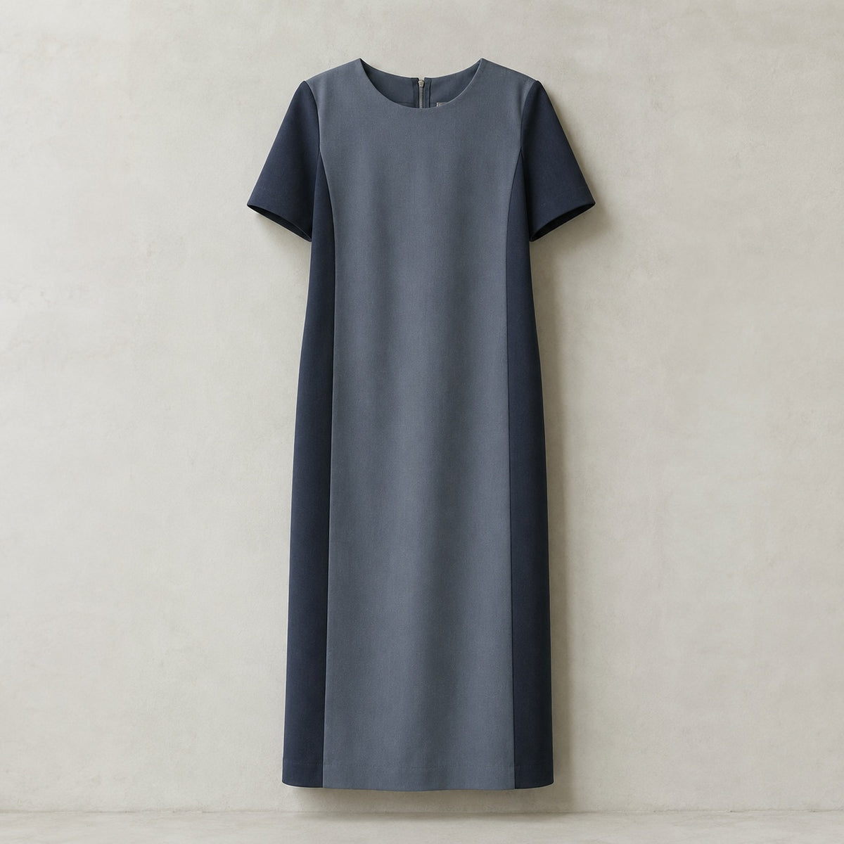laid flat and shot from above — Hayes Common straight column dress, Everyday Column Dresses by ORASCI.