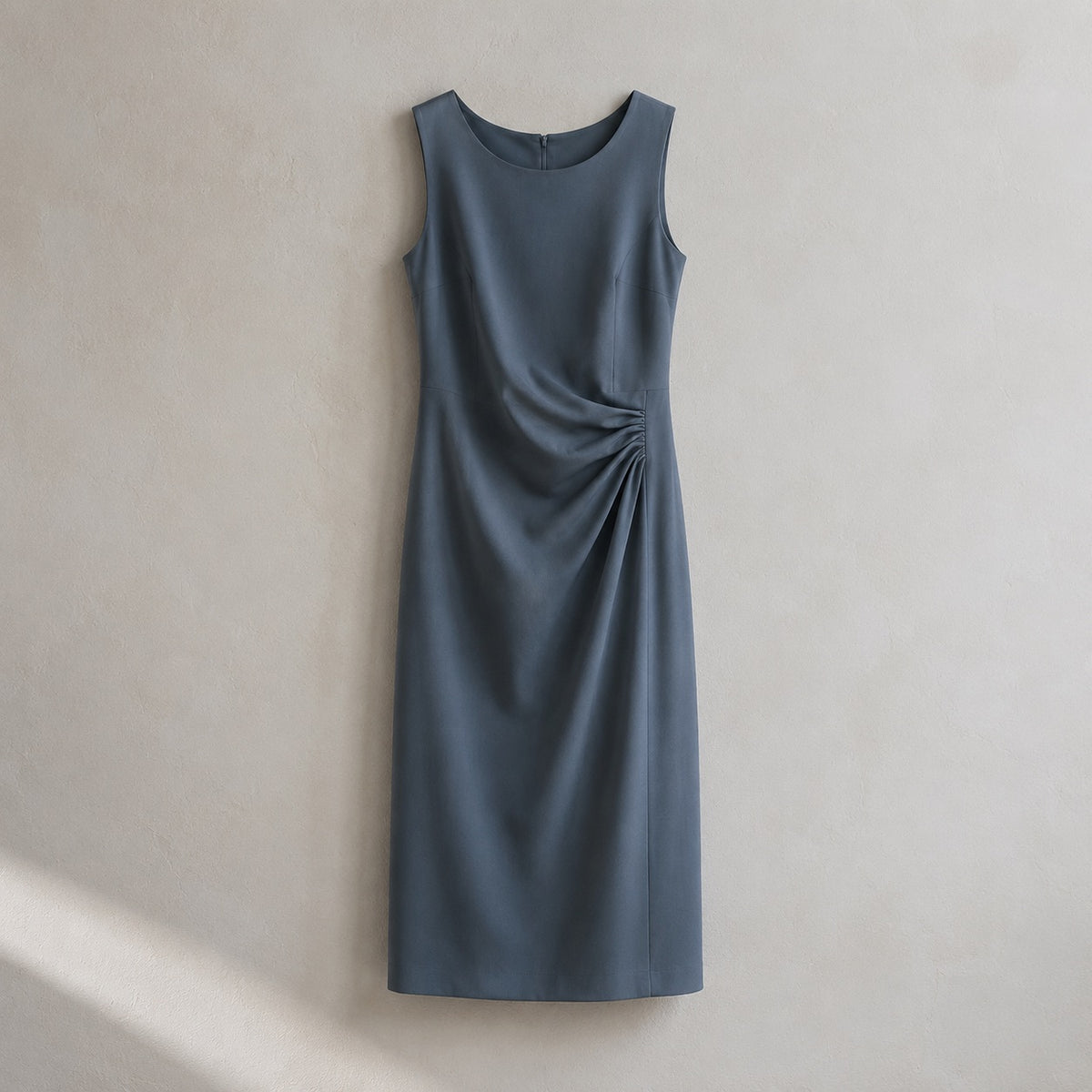 laid flat and shot from above — Pearl Wharf sleeveless column dress, Everyday Column Dresses by ORASCI.