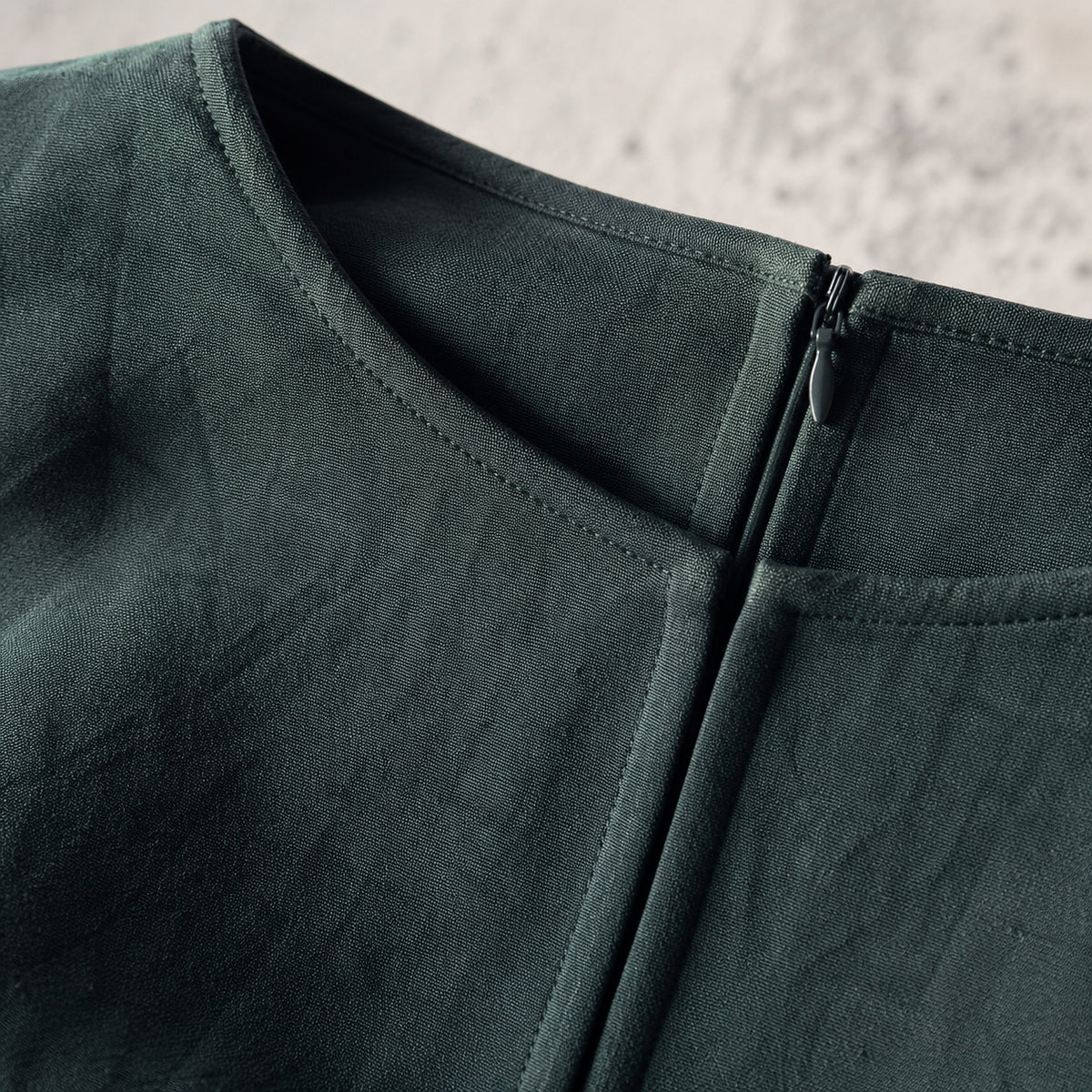 detail shot of the fabric — Petts Wood straight column dress, Everyday Column Dresses by ORASCI.