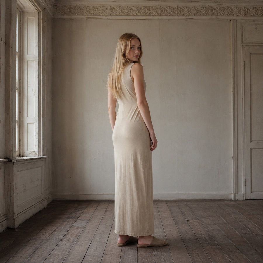 shown on the model — Downe straight column dress, Everyday Column Dresses by ORASCI.