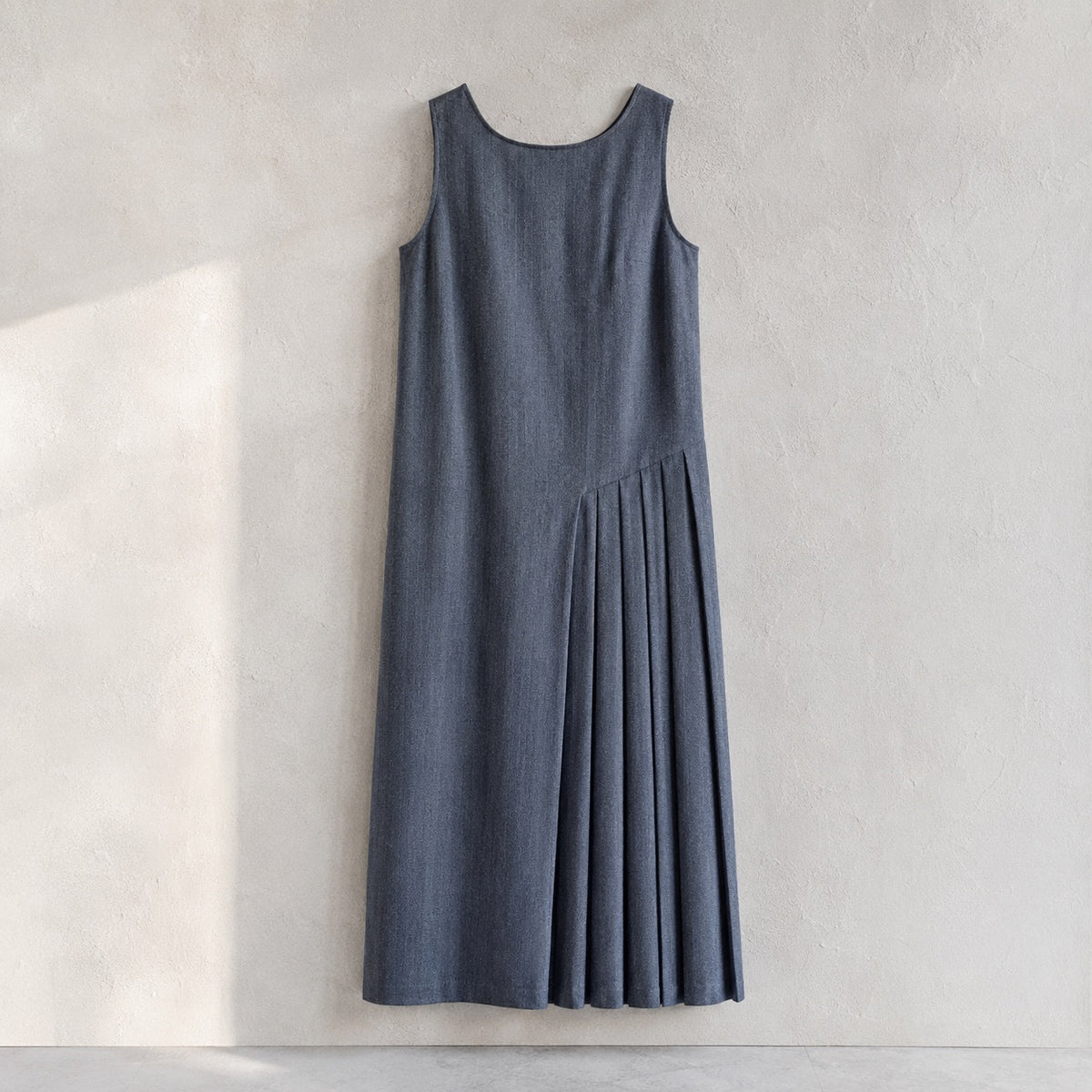 laid flat and shot from above — Alder Lane sleeveless column dress, Everyday Column Dresses by ORASCI.