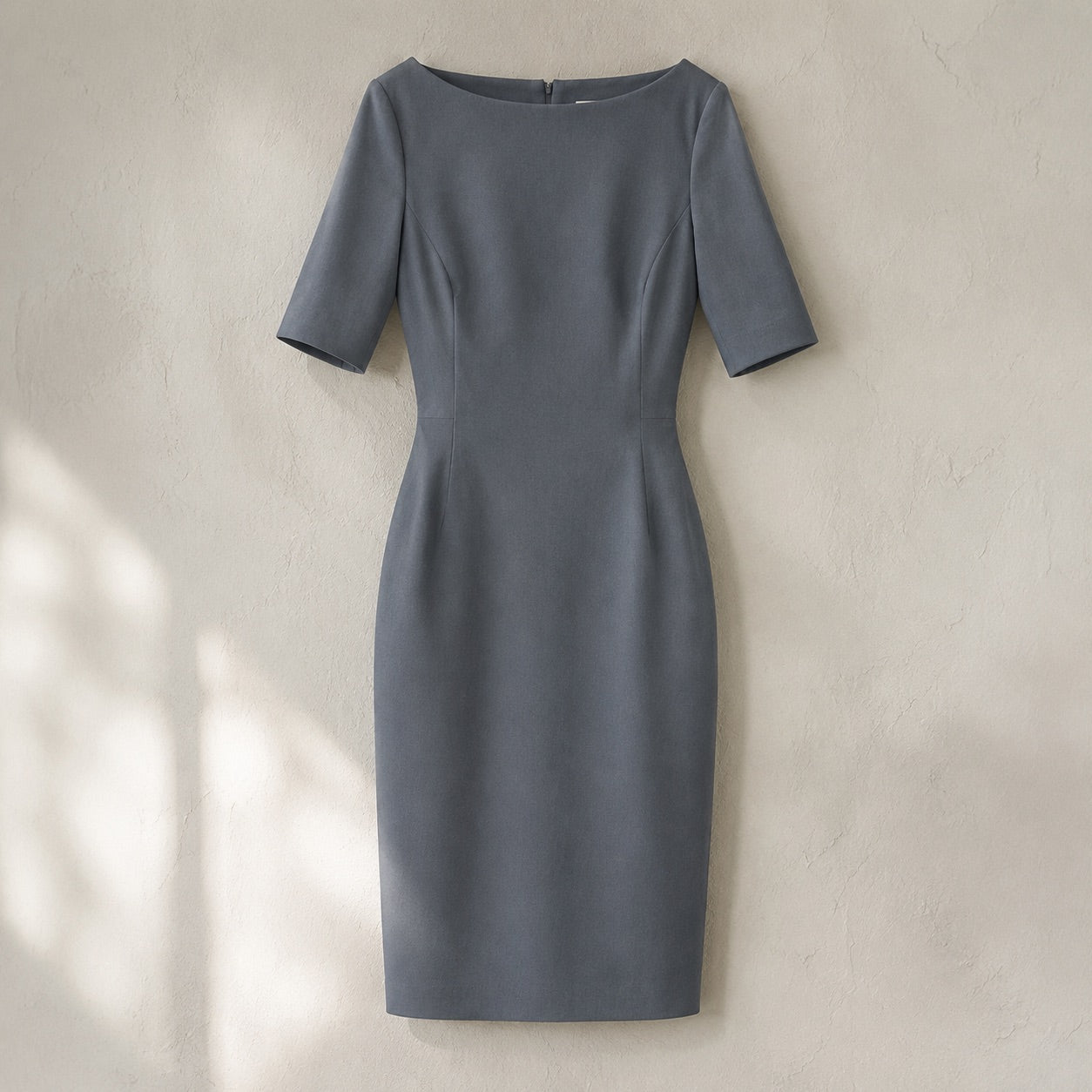 laid flat and shot from above — Petts Wood body-skimming pencil dress, Evening Gowns and Body-Skimming Dresses by ORASCI.