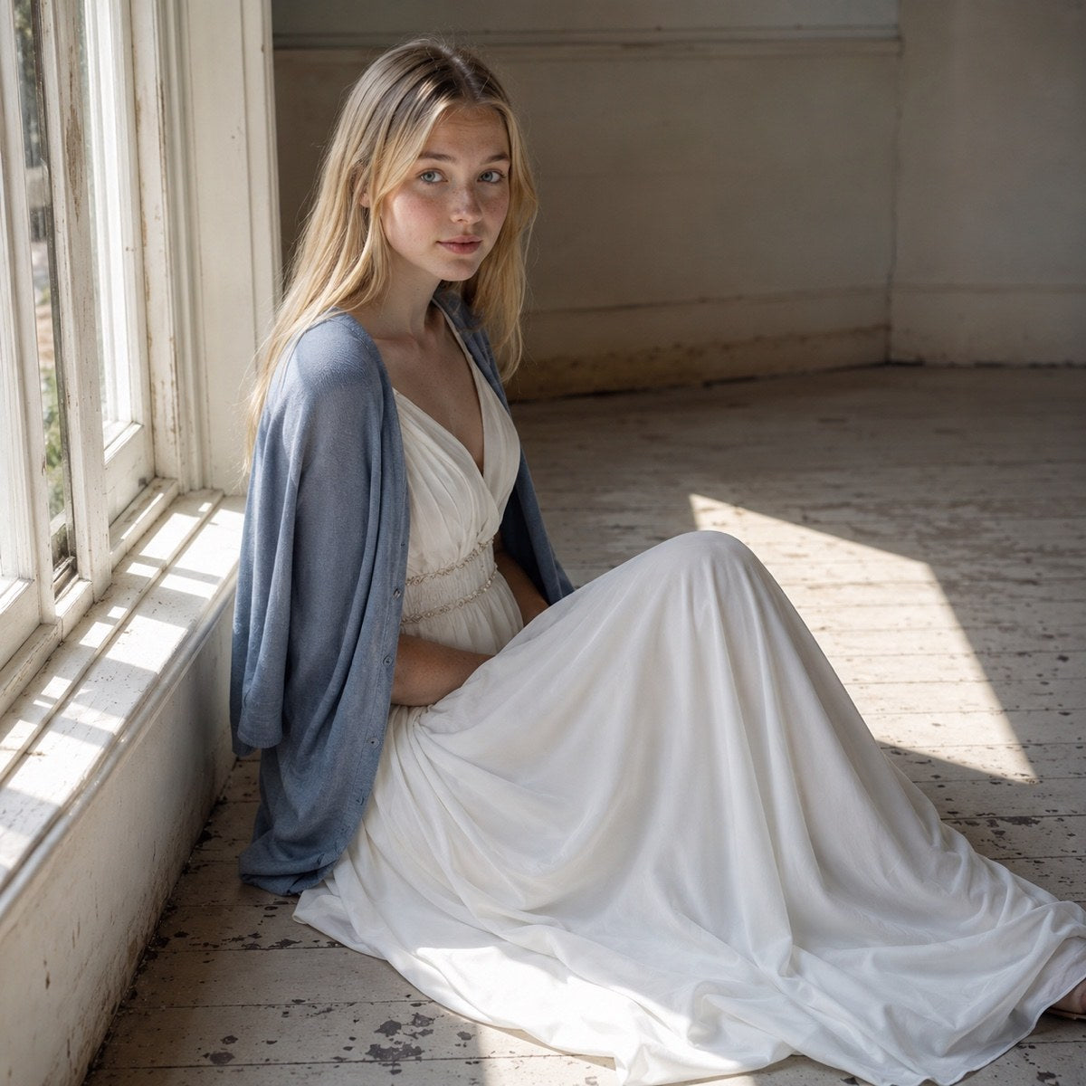 Hayes Common floor-length evening gown