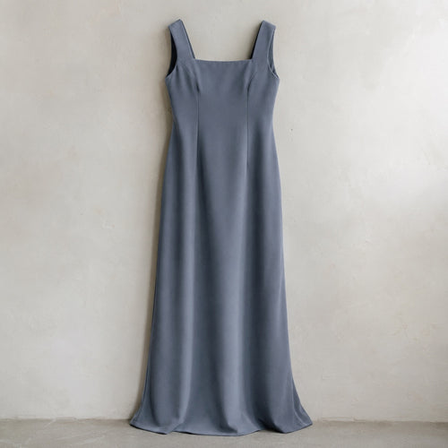 laid flat and shot from above — Meadow Gate floor-length evening gown, Evening Gowns and Body-Skimming Dresses by ORASCI.