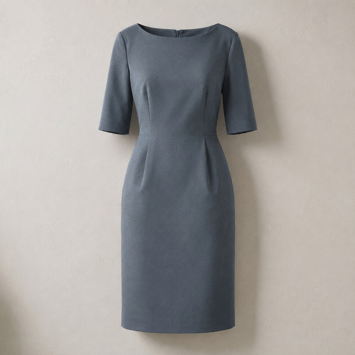 laid flat and shot from above — Willow Reach body-skimming pencil dress, Evening Gowns and Body-Skimming Dresses by ORASCI.