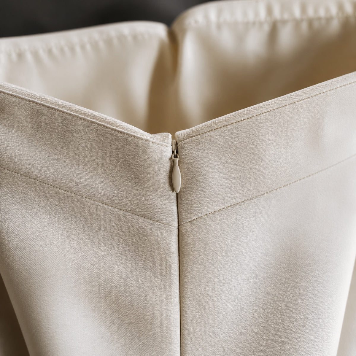 detail shot of the fabric — Ravensbourne floor-length evening gown, Evening Gowns and Body-Skimming Dresses by ORASCI.