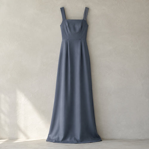 laid flat and shot from above — Alder Lane floor-length evening gown, Evening Gowns and Body-Skimming Dresses by ORASCI.