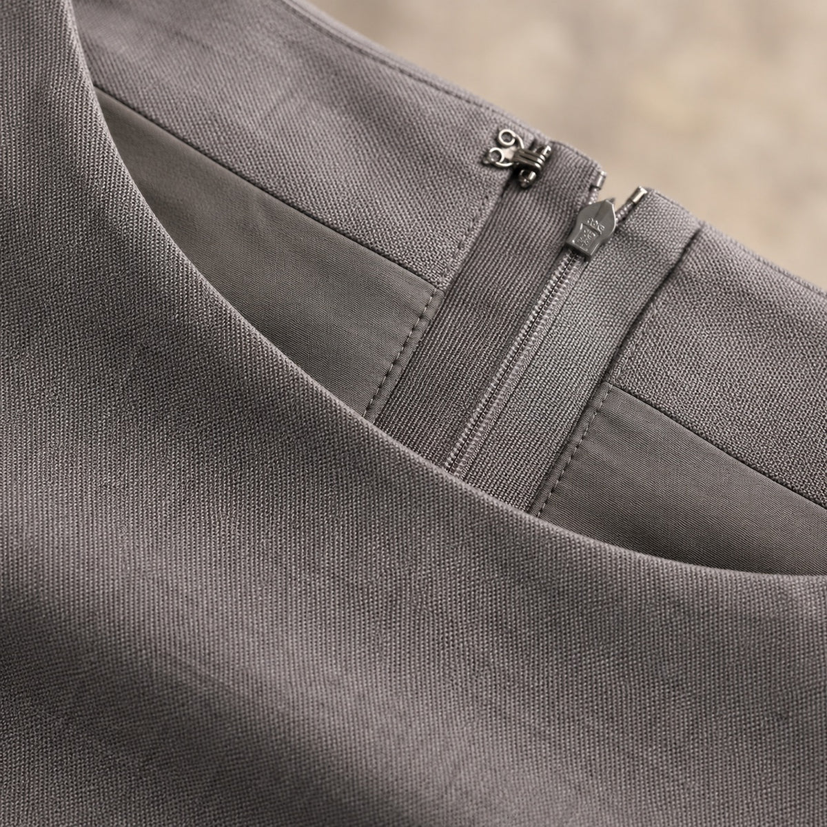 detail shot of the fabric — Downe body-skimming pencil dress, Evening Gowns and Body-Skimming Dresses by ORASCI.