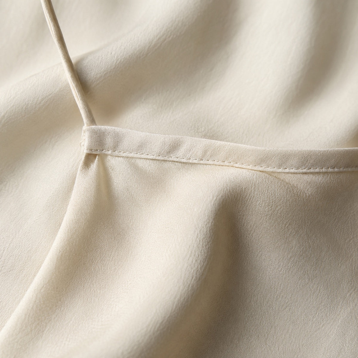 detail shot of the fabric — Orpington bias-cut slip maxi dress, Slip Maxi Dresses by ORASCI.