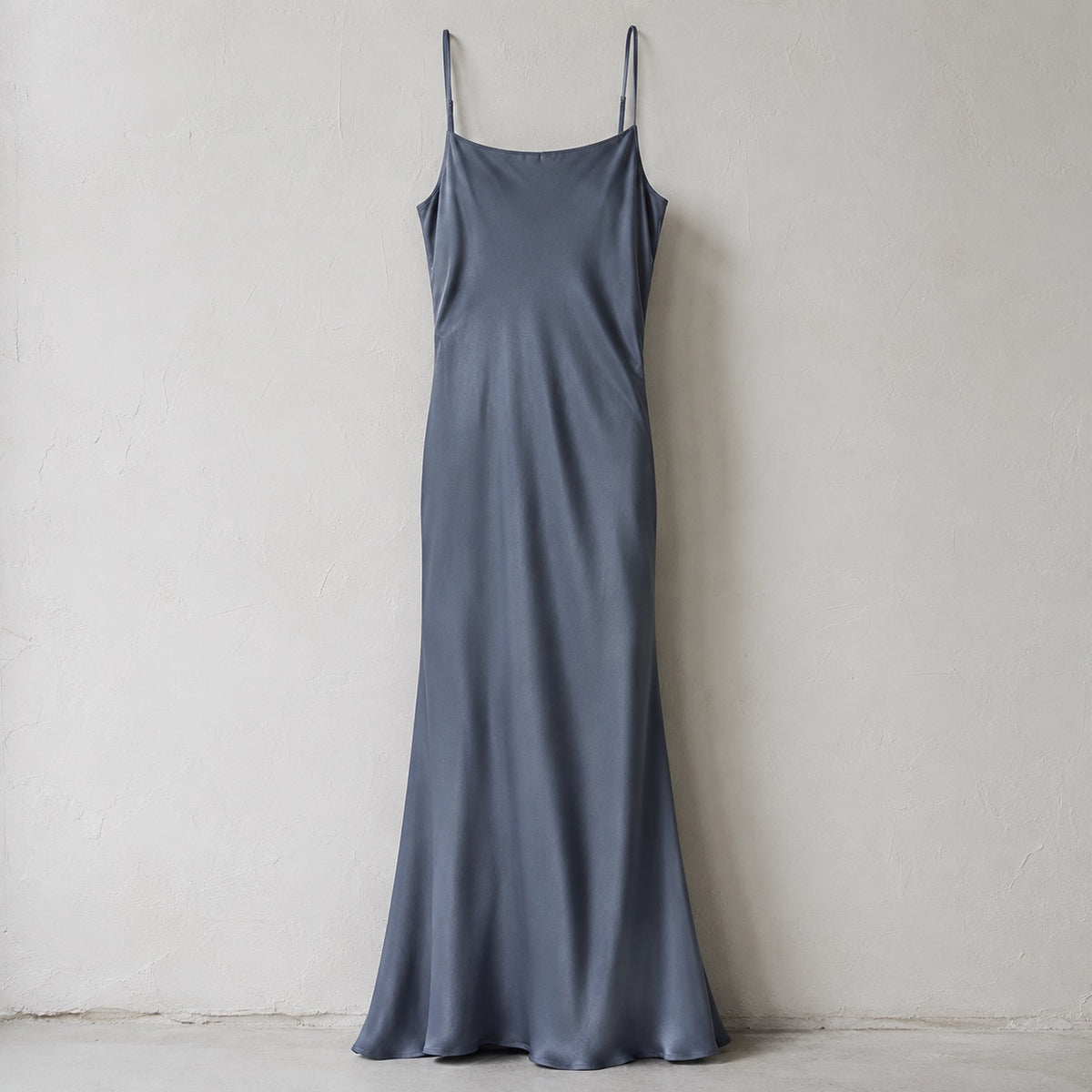 laid flat and shot from above — Orpington bias-cut slip maxi dress, Slip Maxi Dresses by ORASCI.