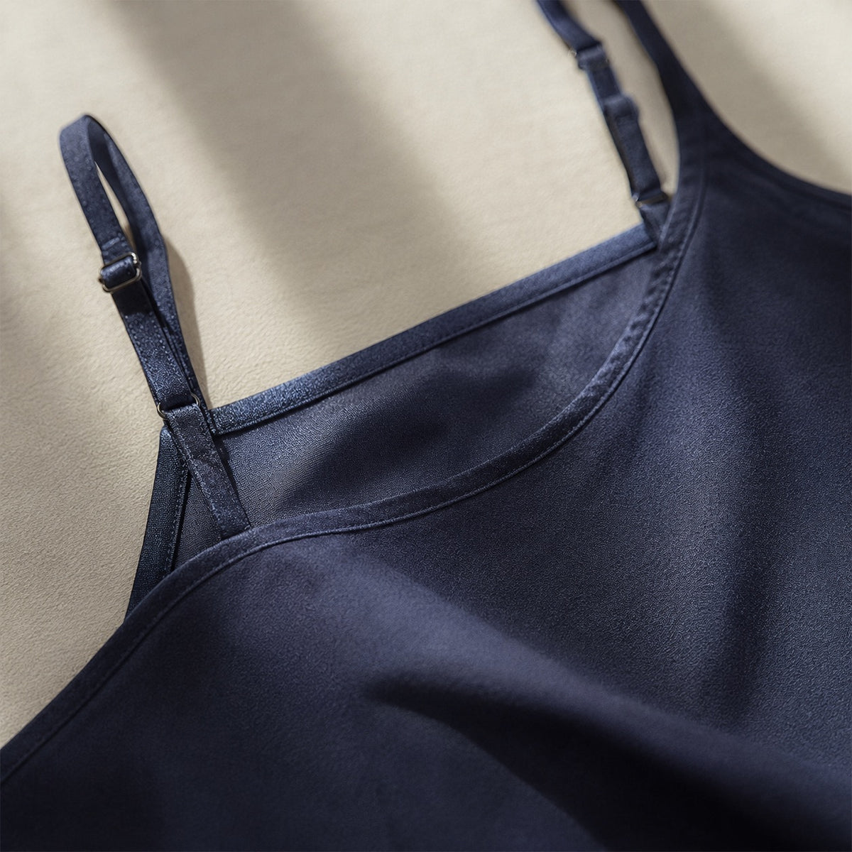 detail shot of the fabric — Petts Wood bias-cut slip maxi dress, Slip Maxi Dresses by ORASCI.
