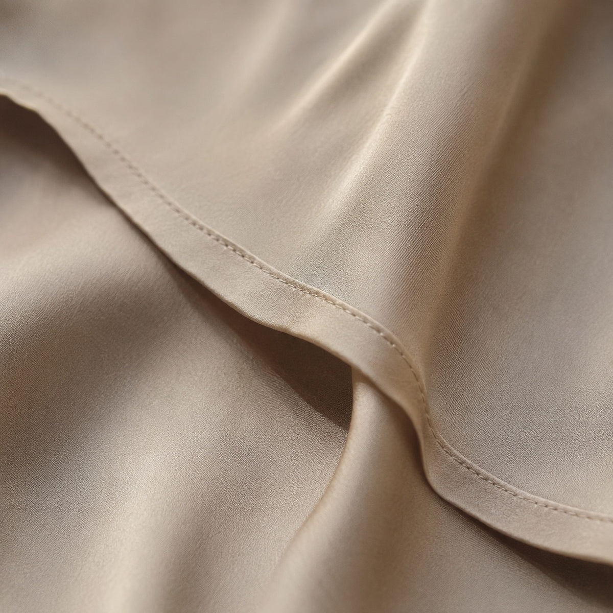detail shot of the fabric — Farnborough bias-cut slip maxi dress, Slip Maxi Dresses by ORASCI.