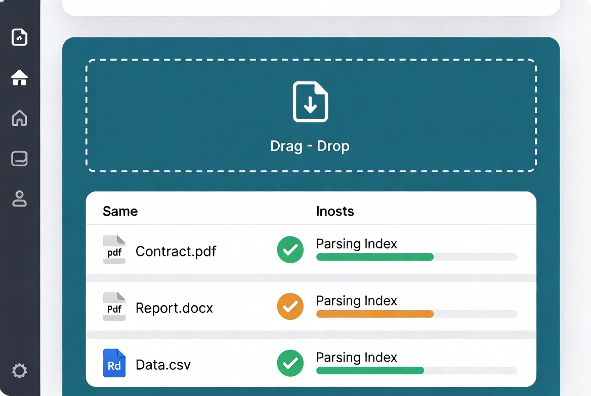 Knowledge Import interface